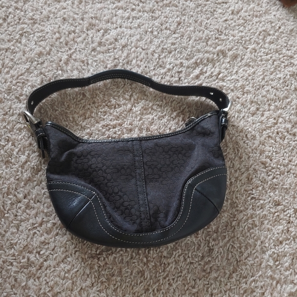 Small Black Coach Purse - Picture 2 of 2